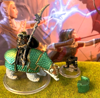 
              Kimathi Stormhollow & Brago 2 pc set Death Saves miniature D&D Dungeons Dragons
            