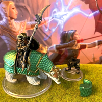 Kimathi Stormhollow & Brago 2 pc set Death Saves miniature D&D Dungeons Dragons