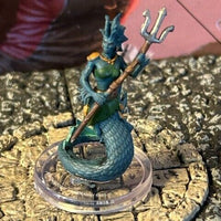 Merfolk D&D Miniature Dungeons Dragons Seas & Shores 8 warrior fighter guard