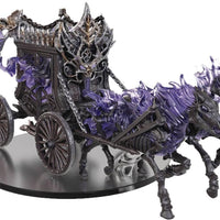 Death Coach Pathfinder miniature D&D Dungeons & Dragons undead carriage horse Z