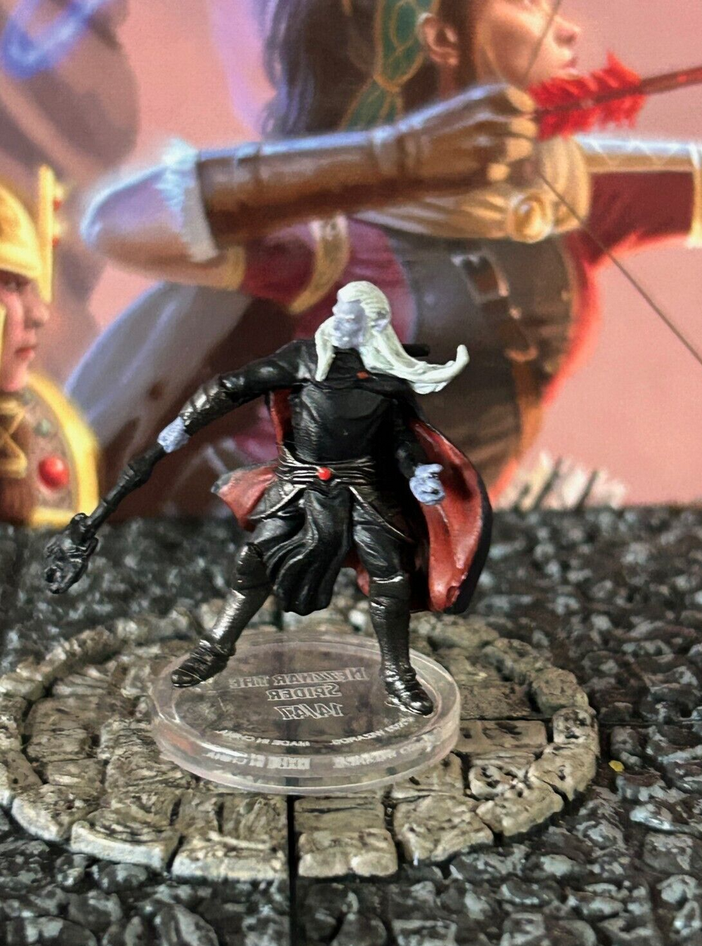 Nezznar the Spider D&D Miniature Dungeons Dragons Shattered Obelisk drow elf 14