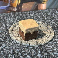 Tarped Small Wood Crate printed painted miniature Dungeon & Dragons D&D terrain