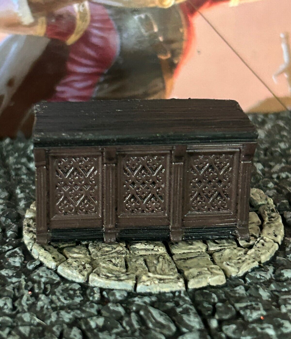 Tavern Bar Segment D&D Miniature Dungeons Dragons Rusty Inn wooden terrain brown