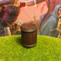 Barrel D&D Miniature Dungeons Dragons Rusty Inn wooden terrain keg tavern Z