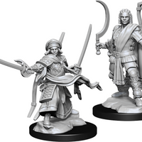 Male Human Ranger W13 2 pk Nolzur's D&D miniature Dungeons Dragons unpainted