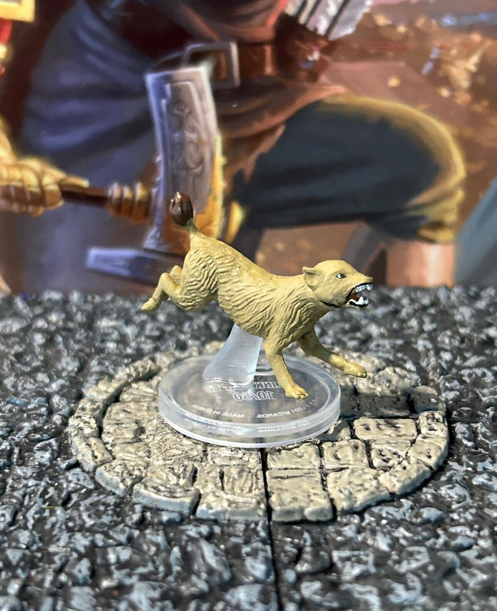 Blink Dog 1E D&D Miniature Dungeons Dragons 50th Anniversary fey hound animal 10