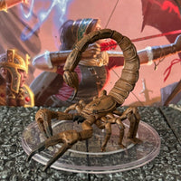 Giant Scorpion D&D Miniature Dungeons Dragons Sand Stone 23 Huge monster druid Z