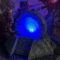 Huge Stone Lit Painted Magic Wizard Portal Gate miniature Dungeon & Dragons D&D