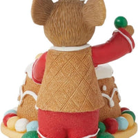 Finishing Touch mouse 6015291 Tails with Heart Gingerbread Enesco Christmas cake