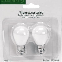 Replacement Bulbs 3 Volt 2pk Department 56 Village Accessories 53121 Christmas Z