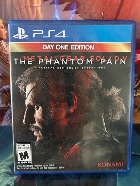 Metal Gear Solid the Phantom Pain PS4 PlayStation 4 game complete working Konami