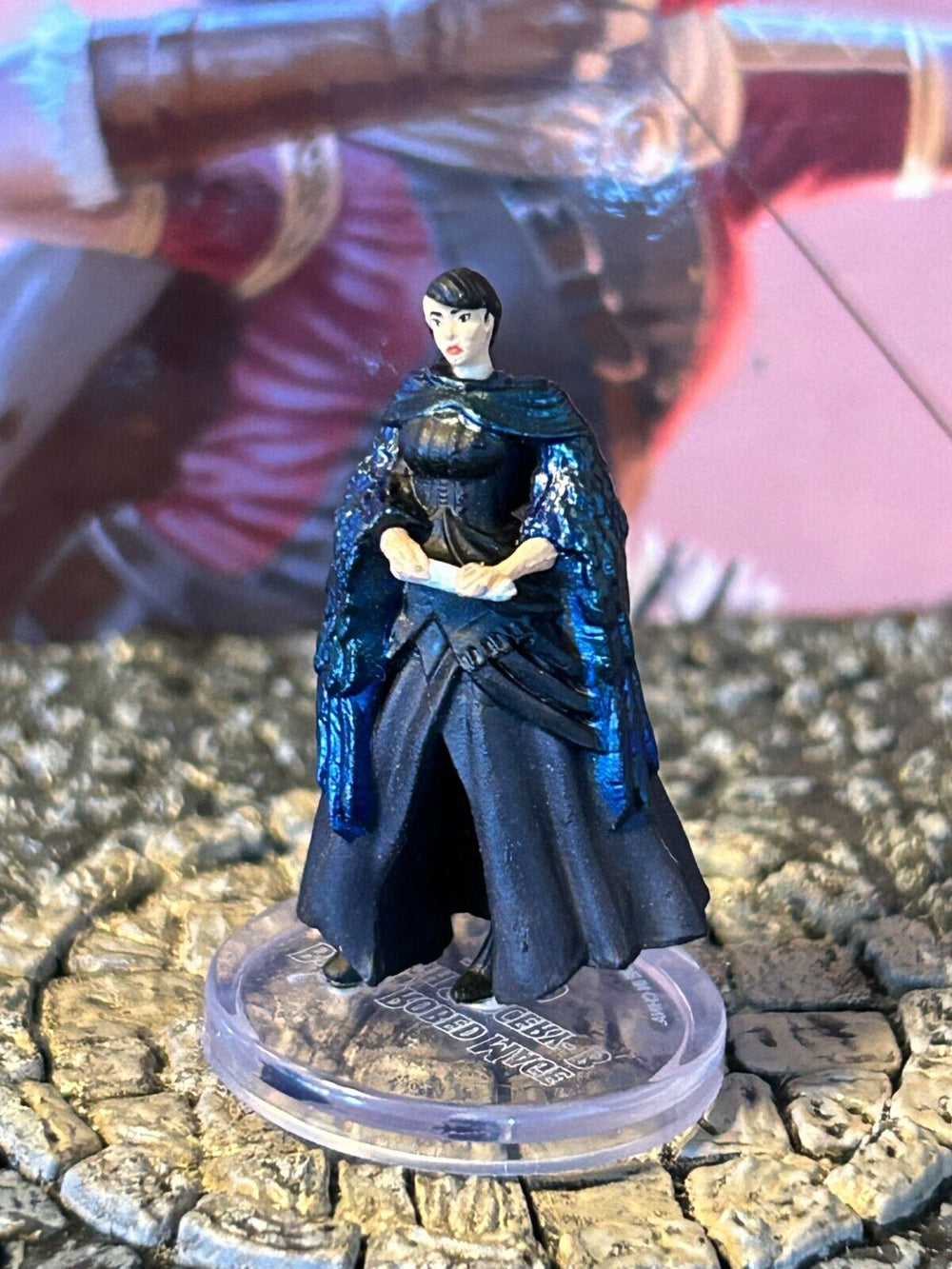 Black Robed Mage High Sorcery B D&D Miniature Dungeons Dragons Dragonlance 32 A