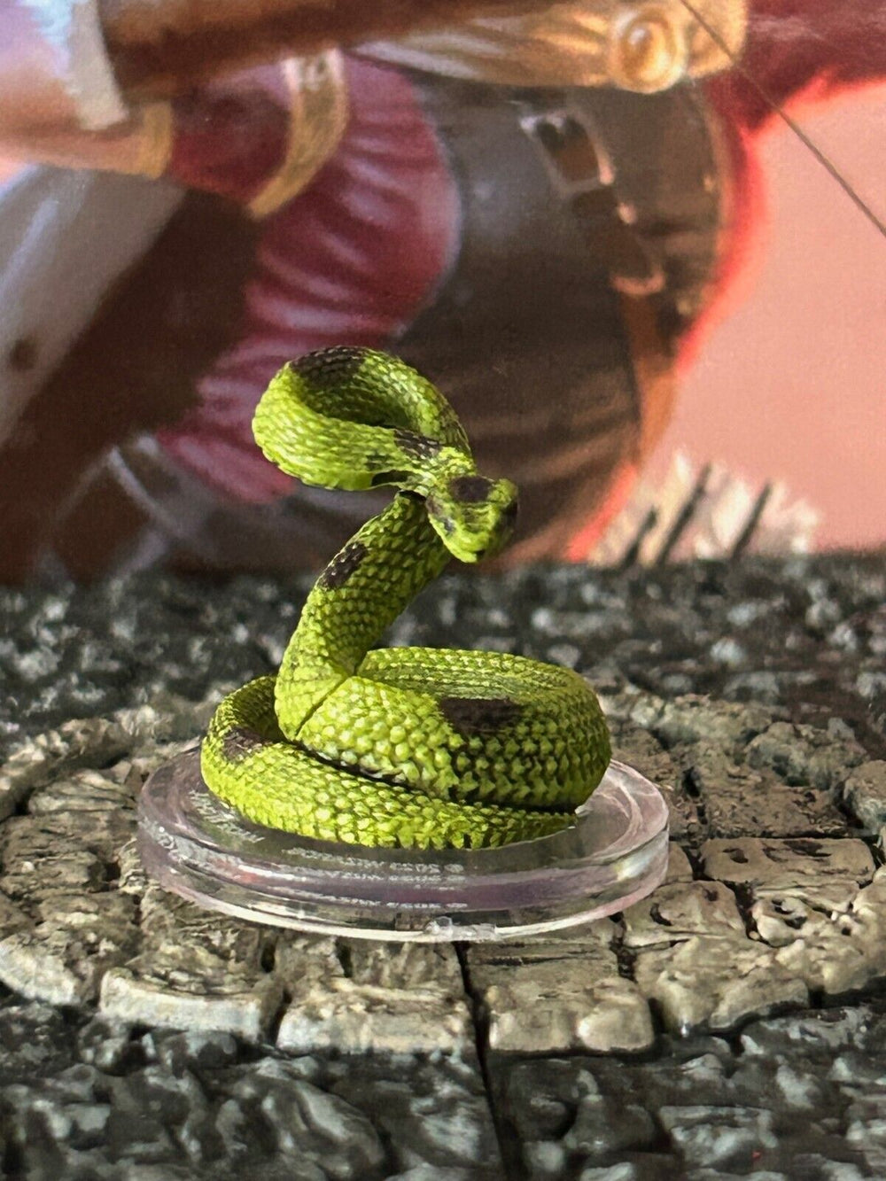 Giant Poisonous Snake D&D Miniature Dungeons Dragons Bigby Presents Glory Giants