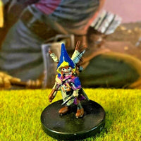 Gnome Rogue D&D Miniature Dungeons Dragons Legendary wizard cleric druid bard Z