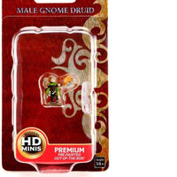 Male Gnome Druid Pathfinder Premium miniature D&D Dungeons Dragons wizard W3 Z