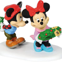 Mickey's Mistletoe Surprise Department 56 Disney Village 4059719 Christmas mouse
