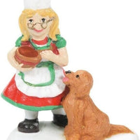 Mixed with Love Department 56 North Pole Village 6009760 Christmas elves dog Z