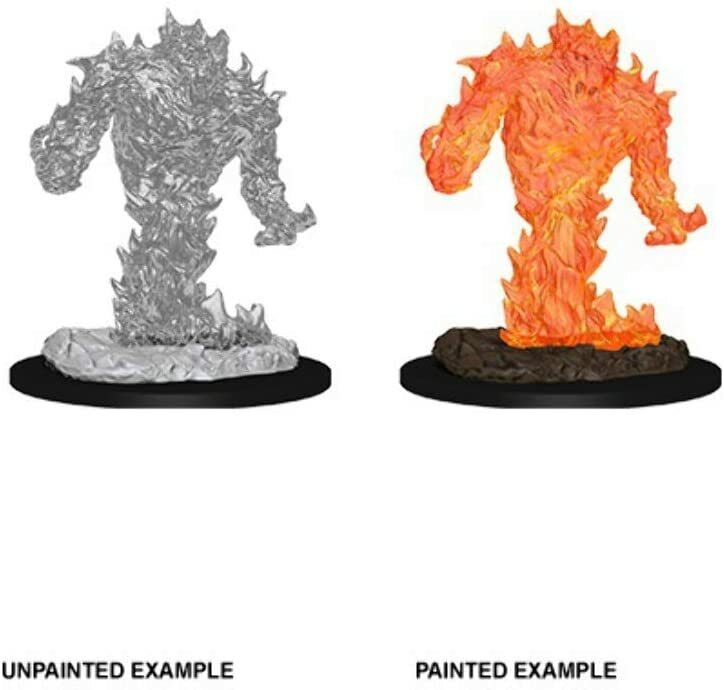 Fire Elemental W12.5 Nolzur's D&D miniature Dungeons Dragons unpainted druid Z