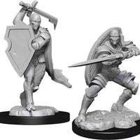 Male Warforged Fighter 2 pk Nolzur's D&D miniature Dungeons Dragons unpainted Z