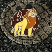 Leo Lion King Zodiac Simba Mufasa Hidden Mickey Disney Collectible Trader Pin