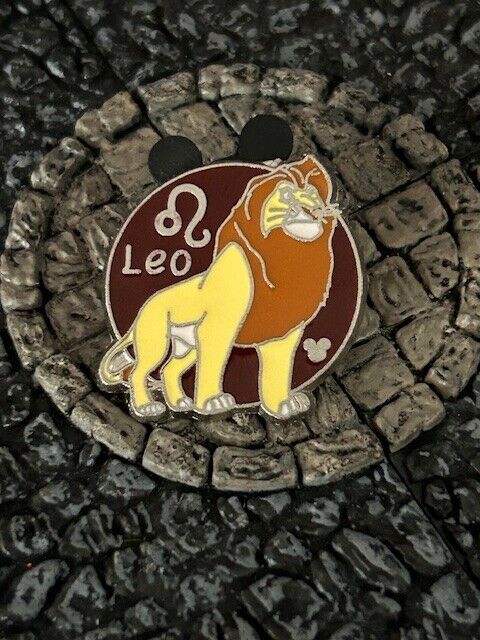 Leo Lion King Zodiac Simba Mufasa Hidden Mickey Disney Collectible Trader Pin