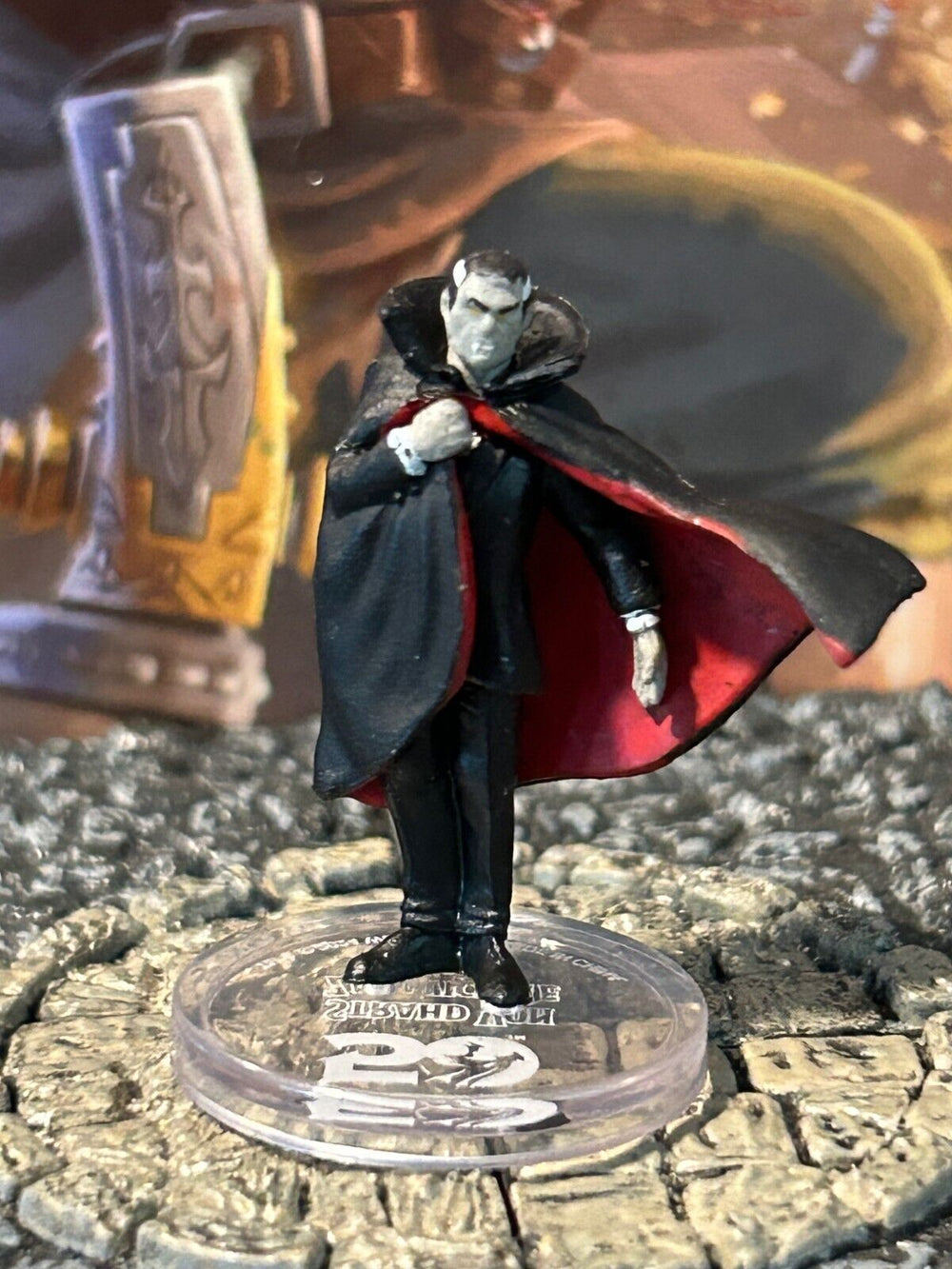 Strahd Von Zarovich 1E D&D Miniature Dungeons Dragons 50th Anniversary vampire