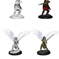 Female Aasimar Fighter W6 2pk Nolzurs D&D miniature Dungeons Dragons unpainted Z