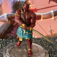 Efreeti D&D Miniature Dungeons Dragons Sand Stone 28 large fire genie efreet Z
