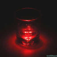 Red LED 3 Light Coaster Sticker 3M D&D Terrain Replacement Light Bottle Glass
