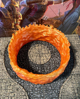 
              Ring of Fire Flamestrike Spell miniature Dungeon & Dragons D&D printed painted
            