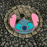 Stitch Embarrassed Emoji Blitz Cuties Booster Disney Collectible Trader Pin