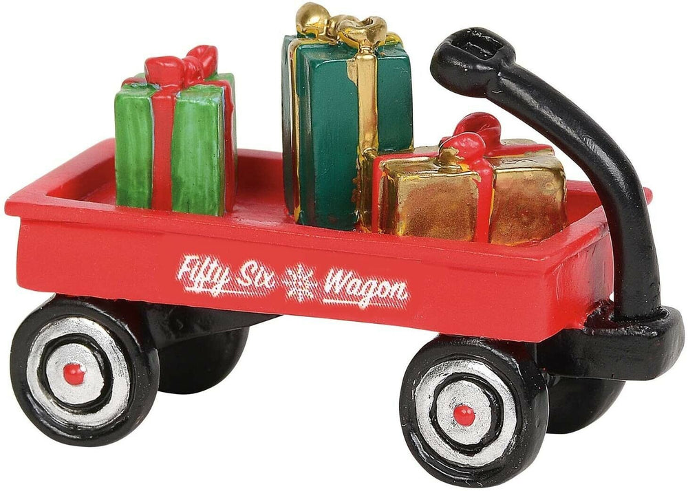 Christmas in a Wagon Department 56 Village Accessories 6003181 snow presents Z