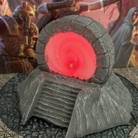 Huge Stone Lit Painted Magic Wizard Portal Gate miniature Dungeon & Dragons D&D