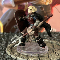 Huldrin Skolsdottir Ulfren Shieldmaiden D&D Miniature Ruby Phoenix barbarian