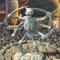 Arachno-Assassin Skeleton Demon Vintage Reaper Miniature D&D Dungeons Dragons