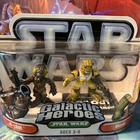 4-LOM & Bossk 2 pk Galactic Heroes Star Wars Return Jedi Bounty Hunters