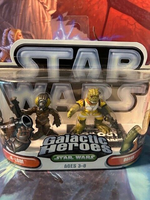 4-LOM & Bossk 2 pk Galactic Heroes Star Wars Return Jedi Bounty Hunters