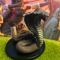 Emperor Cobra D&D Miniature Dungeons Dragons Dungeons Deep large snake serpent Z