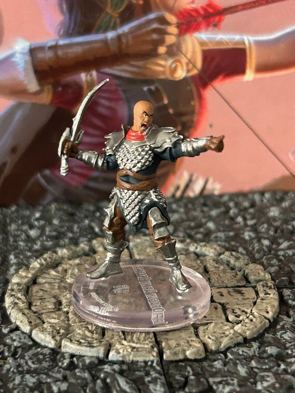 Dragon Army Officer D&D Miniature Dungeons Dragons Dragonlance fighter knight