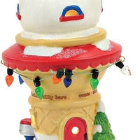 Santa's DQ Cone House Department 56 North Pole Village 4054968 Dairy Queen Z