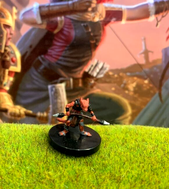 Kobold Soldier D&D Miniature Dungeons Dragons Legendary warrior guard fighter Z