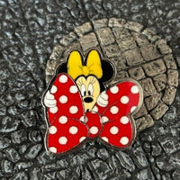 Minnie Mouse Red Polka Dot Bow Authentic Disney Collectible Trader Pin