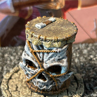 Large Orc War Drum D&D Miniature Dungeons Dragons terrain skull bone table