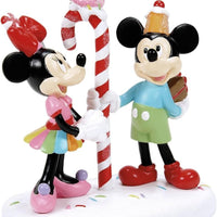 Mickey & Minnie Share a Treat Department 56 Disney Village 6013666 Christmas