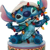 All Tangled Up Stitch Wrapped in Christmas 6010872 Jim Shore Disney Lilo Z