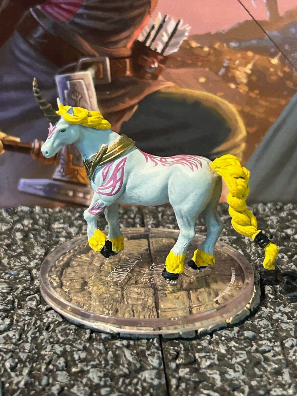 Unicorn D&D Miniature Dungeons Dragons Quests Infinite Staircase fey horse large