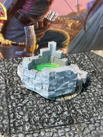 
              Light Up Green Magic Lit Stone Well Ruins Dungeon & Dragons D&D terrain printed
            