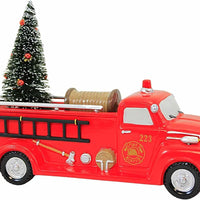 Engine 223 Pump Truck Department 56 Snow Village 6011432 Christmas fire city A