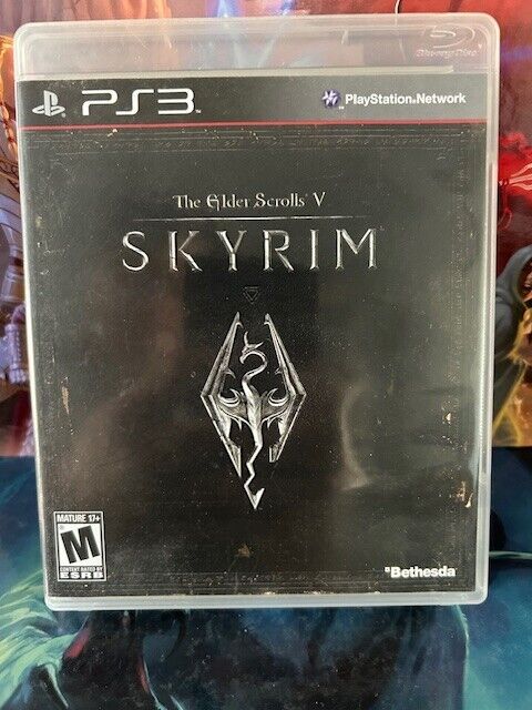 The Elder Scrolls V Skyrim PS3 PlayStation3 game 2011 complete working Bethesda