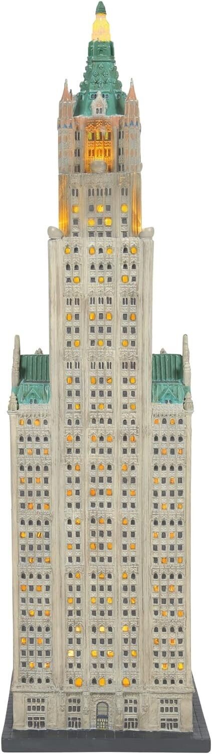 Woolworth Building Department 56 Christmas in the City Village 6007584 lit NIB